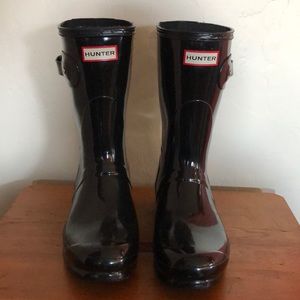 Hunter Original Short Gloss Waterproof Rain Boots